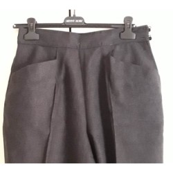 Pantaloni donna ACQUAMARINA pura lana vergine taglia 42 vintage