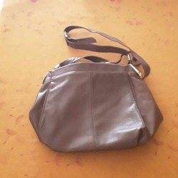 Borsa pelle FRANCESCO BIASIA chiusura zainetto vintage