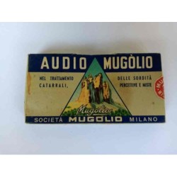 AUDIO MUGOLIO supposte Mugolio Milano anni 40 con bugiardino da collezione