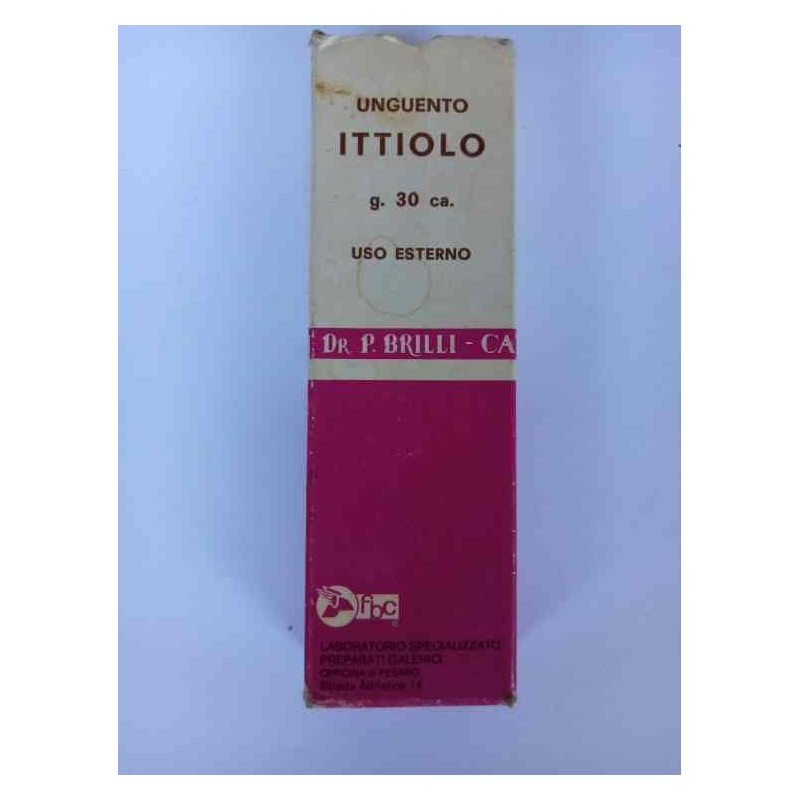 Ittiolo Dr P.Brilli Cattarini vintage da collezione