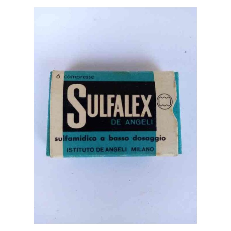 SULFALEX compresse De Angeli con bugiardino vintage da collezione