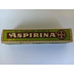 Tubetto ASPIRINA compresse BAYER vintage da collezione