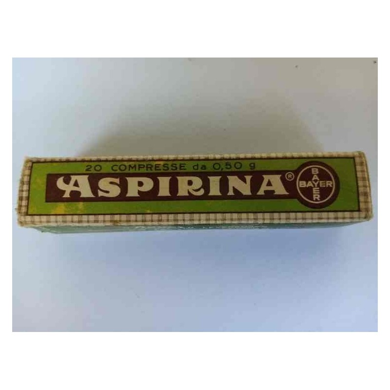 Tubetto ASPIRINA compresse BAYER vintage da collezione