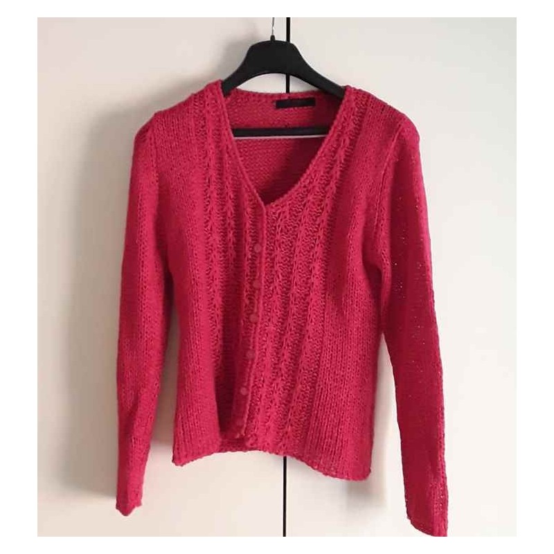 Cardigan rosso donna M.MAGGIO taglia M/L