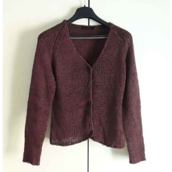 Cardigan marrone donna...