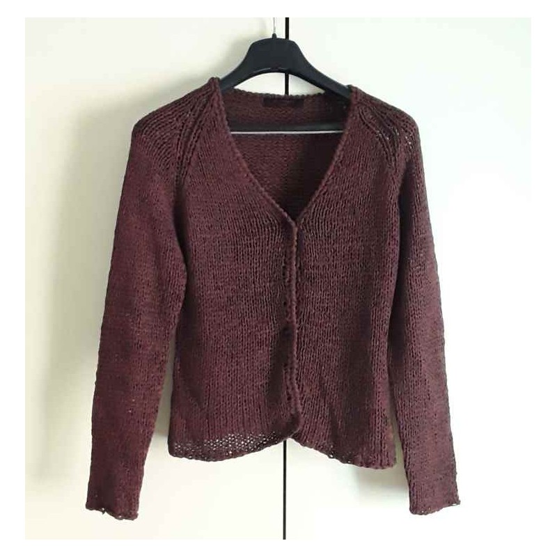 Cardigan marrone donna M.MAGGIO taglia M/L