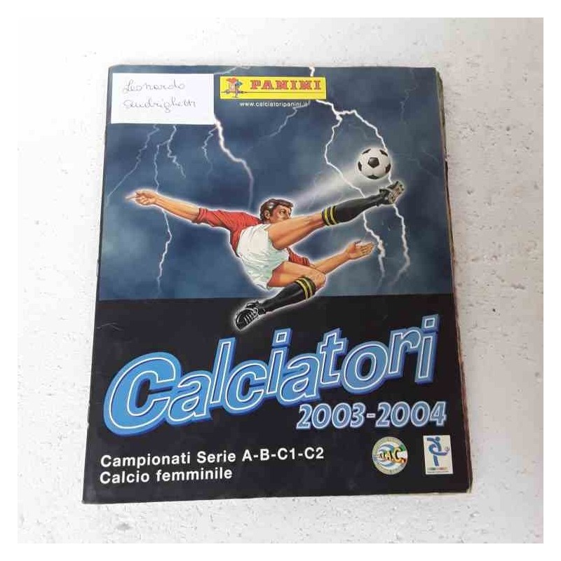 Album panini calciatori 2003-04 completa serie A