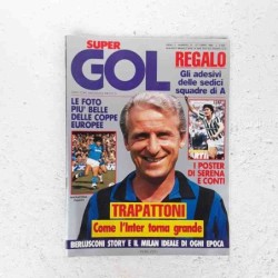 Super Gol nr 33 ottobre 1986 con adesivi