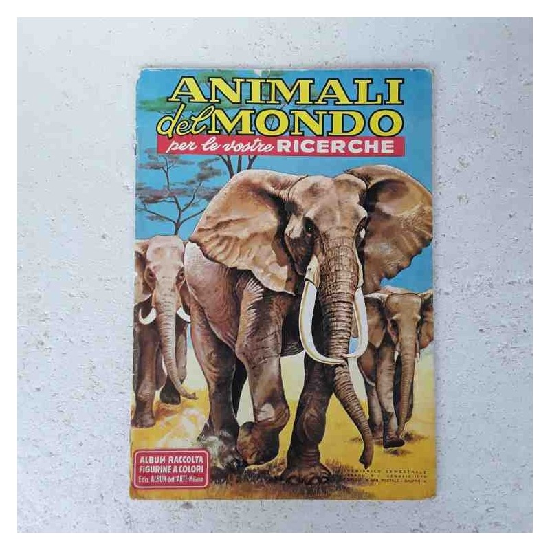 Album ANIMALI DEL MONDO per le vostre ricerche 1972 vuoto