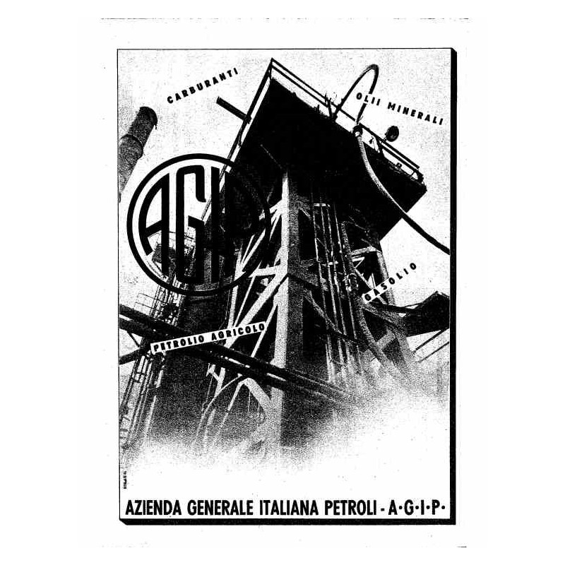 Agip  - Carburanti,Olii minerali,petrolio agricolo