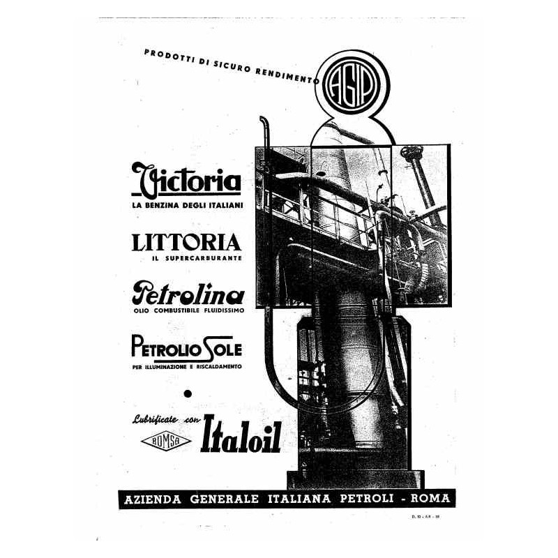 Agip  - Victoria,Littoria,Petrolina,Italoil