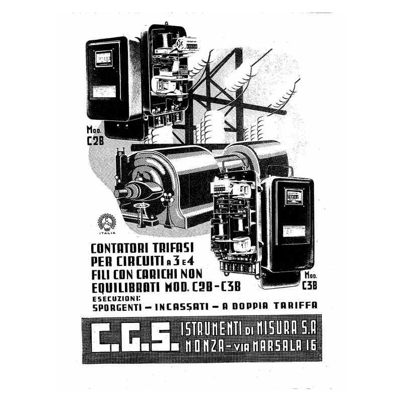 Cgs istrumenti di misura Contatore modollo c2b e c3b