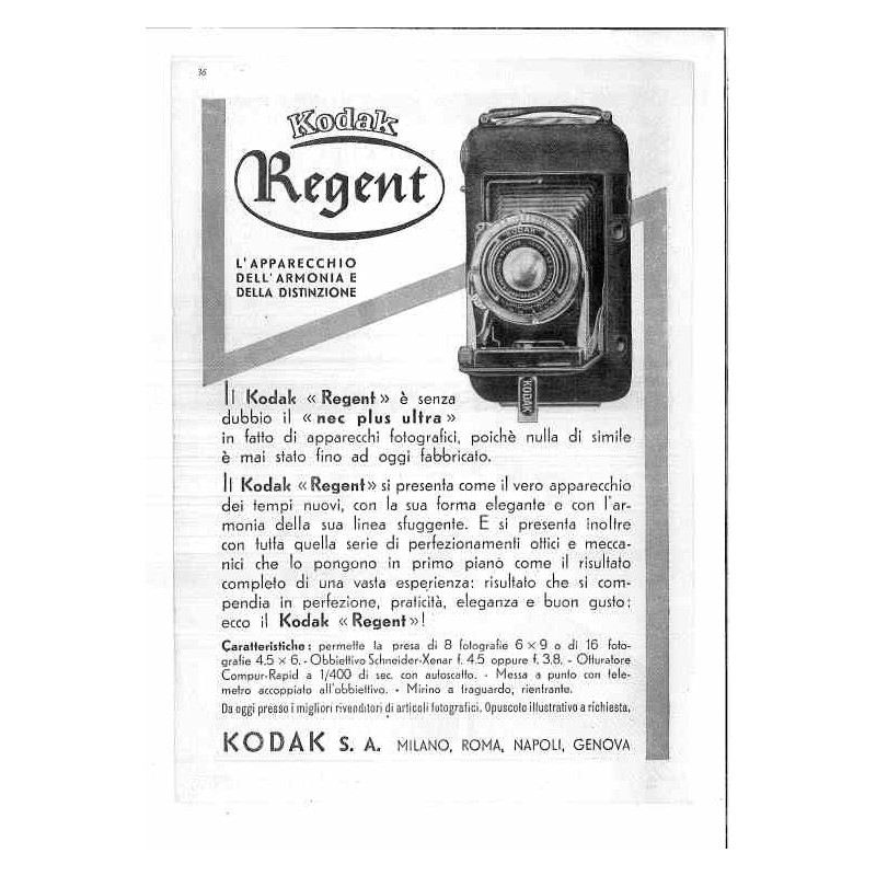 kodak Regent L'apparecchio dell'armonia e della distinzione