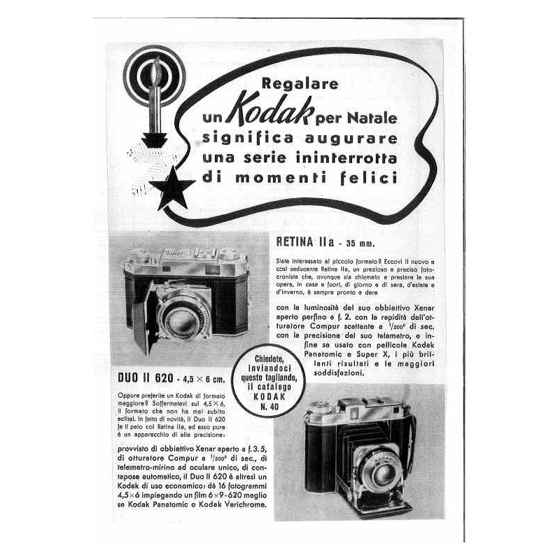 Kodak Retina e Duo Da regalare per Natale