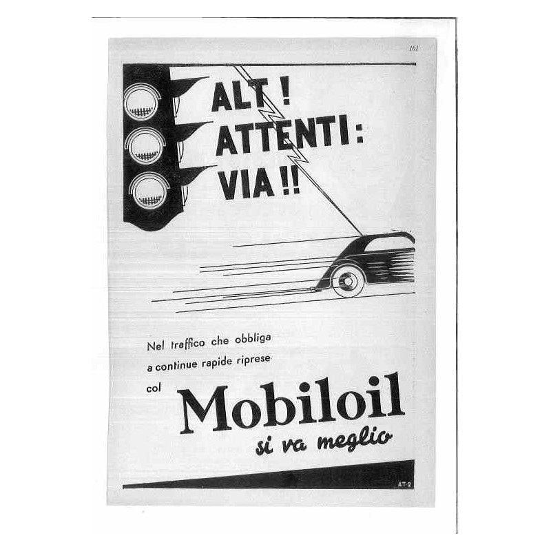 Mobiloil  Per le rapide riprese nel traffico