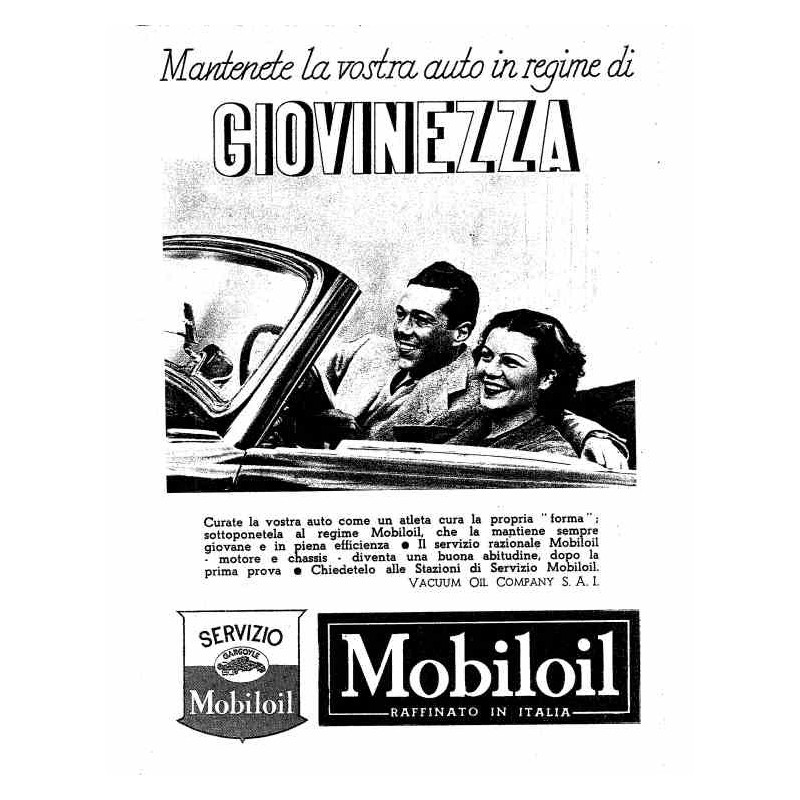 Mobiloil  Giovinezza del motore