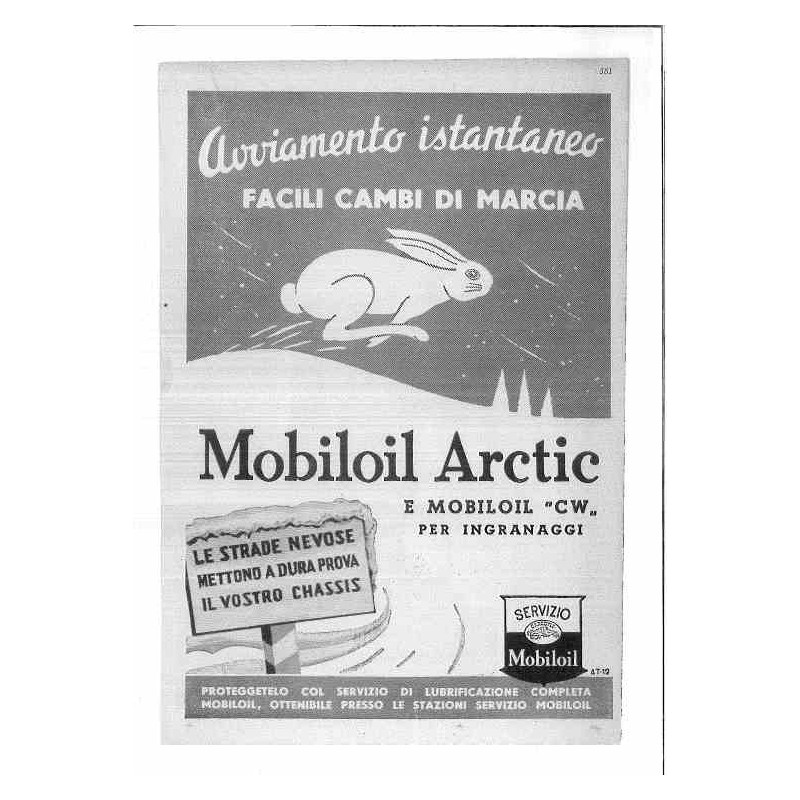 Mobiloil  Arctic facili cambi di marcia