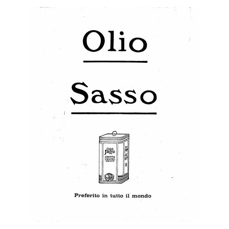 Olio Sasso Preferito in tutto il mondo