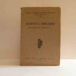 Scritti e discorsi dal 1932 al 1933 vol 8 Mussolini