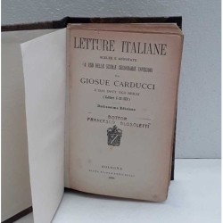 Letture italiane  - copertina rifatta di Carducci Giosuè