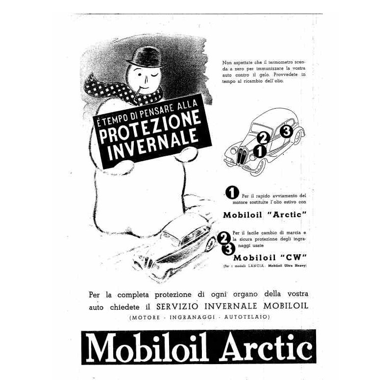 Mobiloil  Arctic per l'inverno
