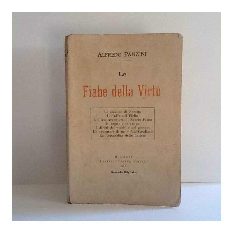 Le fiabe della virtu' di Panzini Alfredo