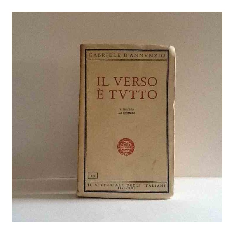 Il verso e' tutto di D'annunzio Gabriele