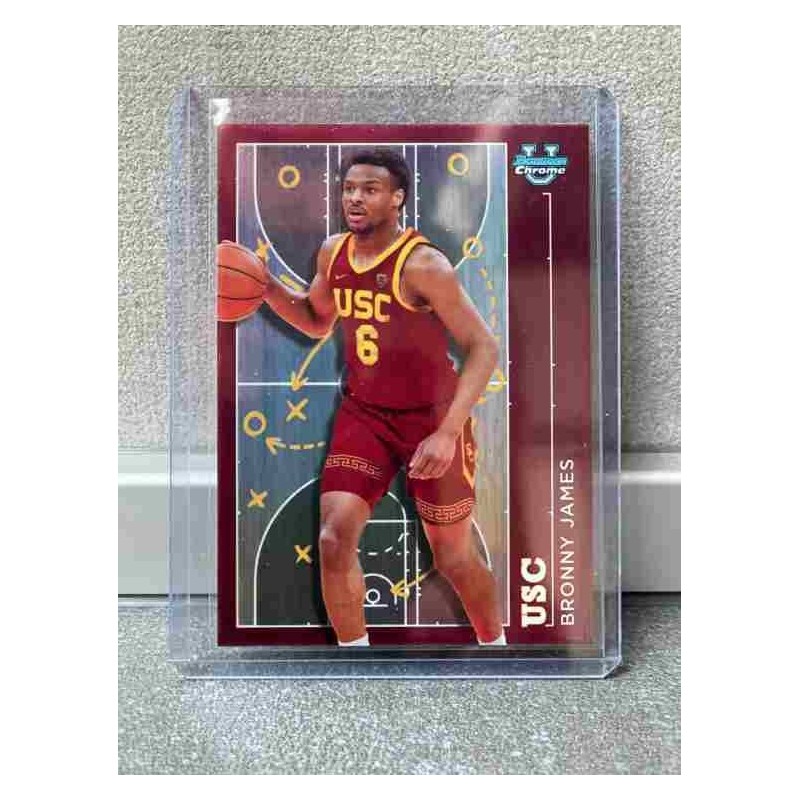 Bronny James Topps Bowman University pp-1