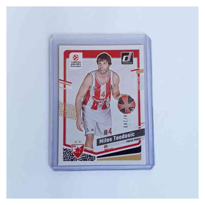 Milos Teodosic 204/249 panini Donruss 2023-24