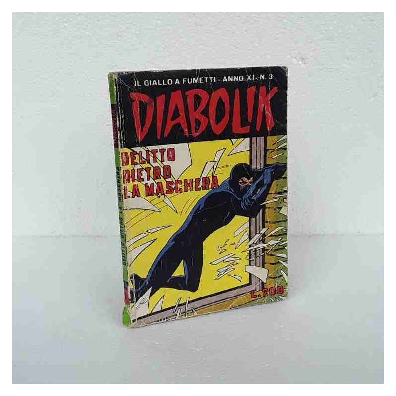 Diabolik anno XI n 3 Delitto dietro la maschera