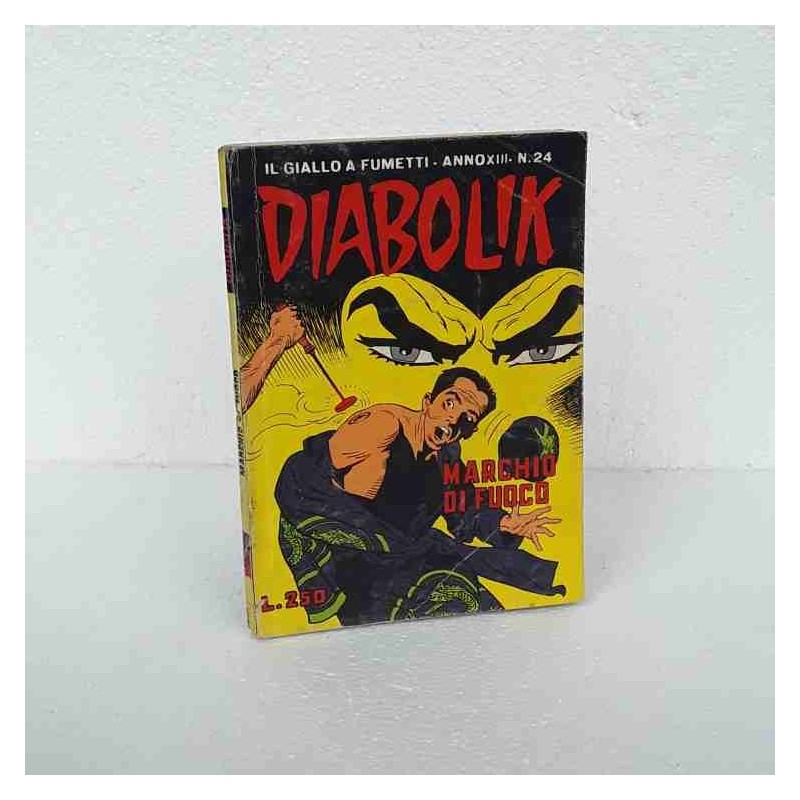 Diabolik anno XIII n 24 Marchio di fuoco