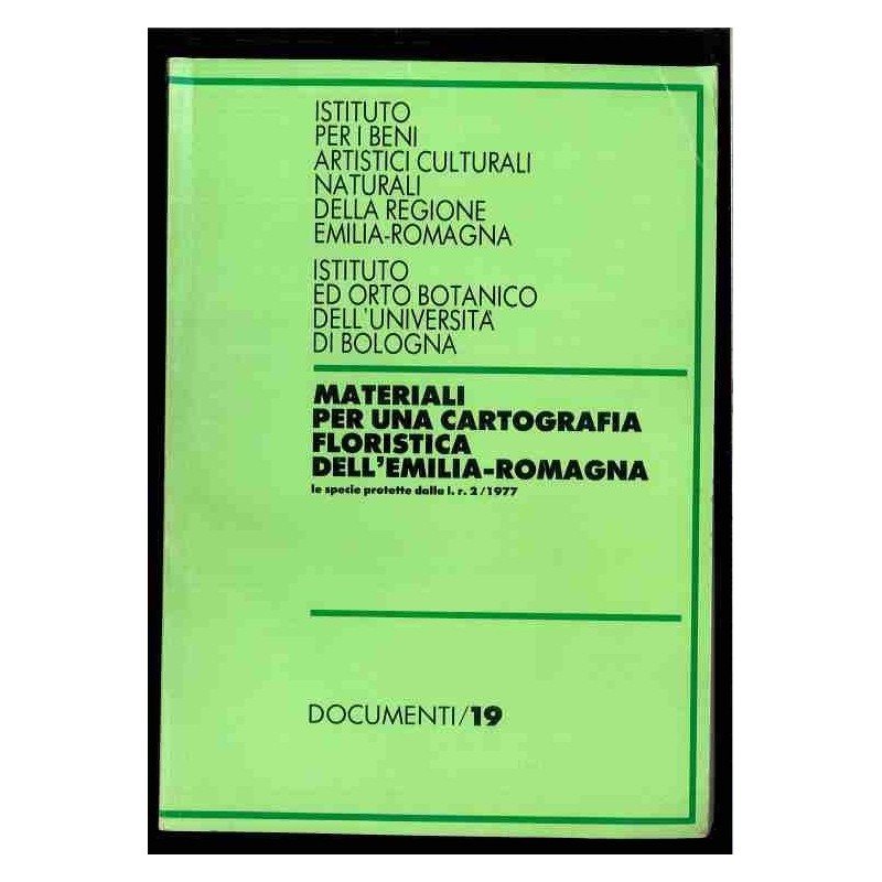 Materiali per una cartografia floristica dell'Emila-Romagna