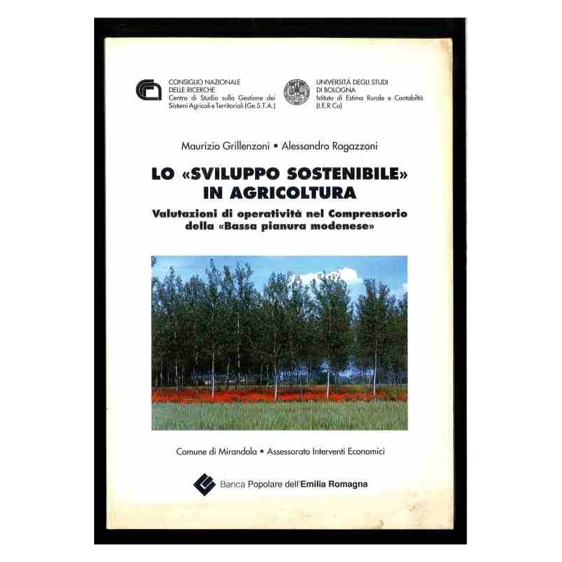 Lo "sviluppo sostenibile" in Agricoltura