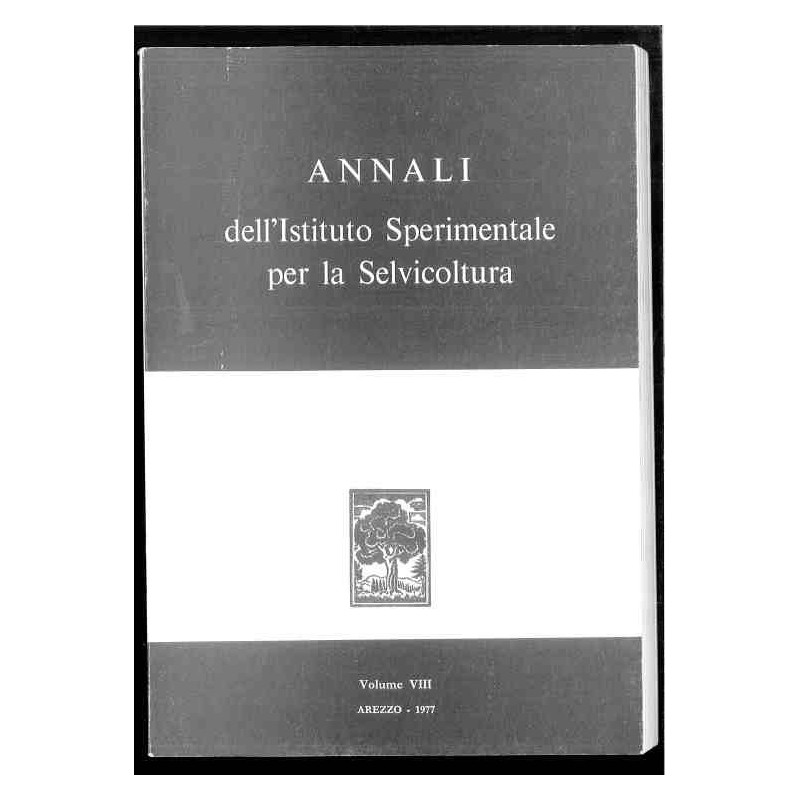 Annali dell'Istituto sperimentale per la selvicoltura - vol.8