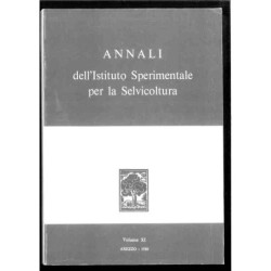 Annali dell'Istituto sperimentale per la selvicoltura - vol.11