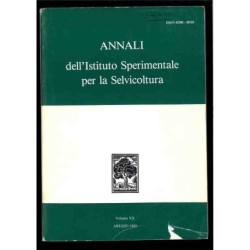 Annali dell'Istituto sperimentale per la selvicoltura - vol.20