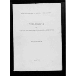 Pubblicazioni del centro sperimantazione agricola e forestale