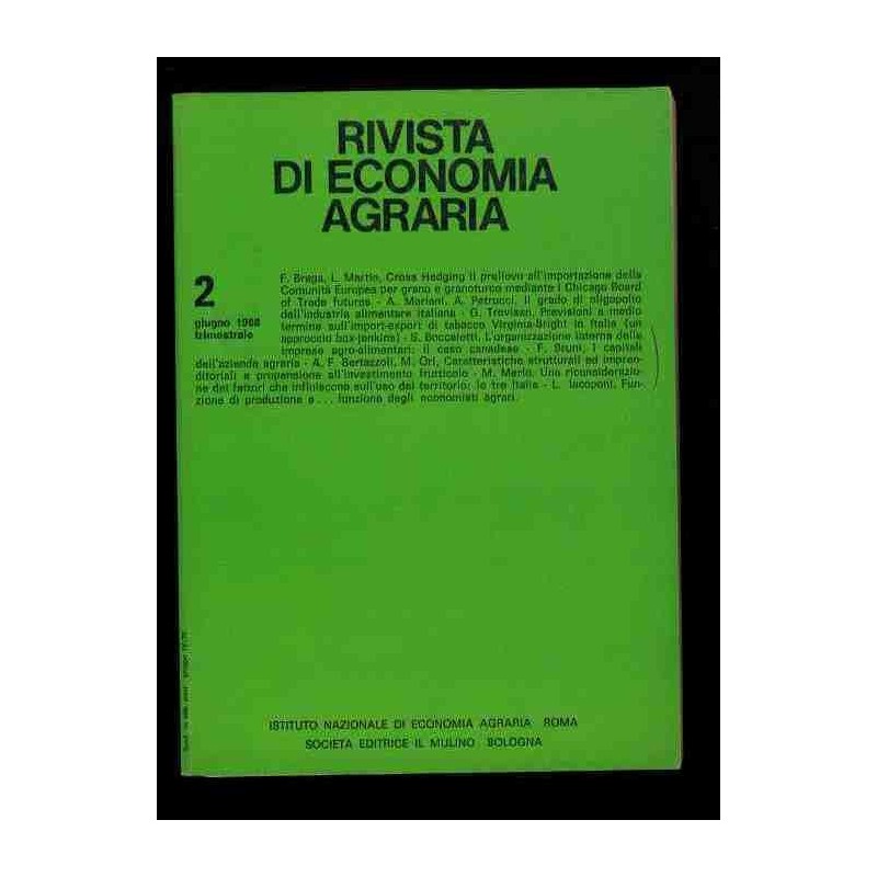 Rivista di Economia Agraria n.2