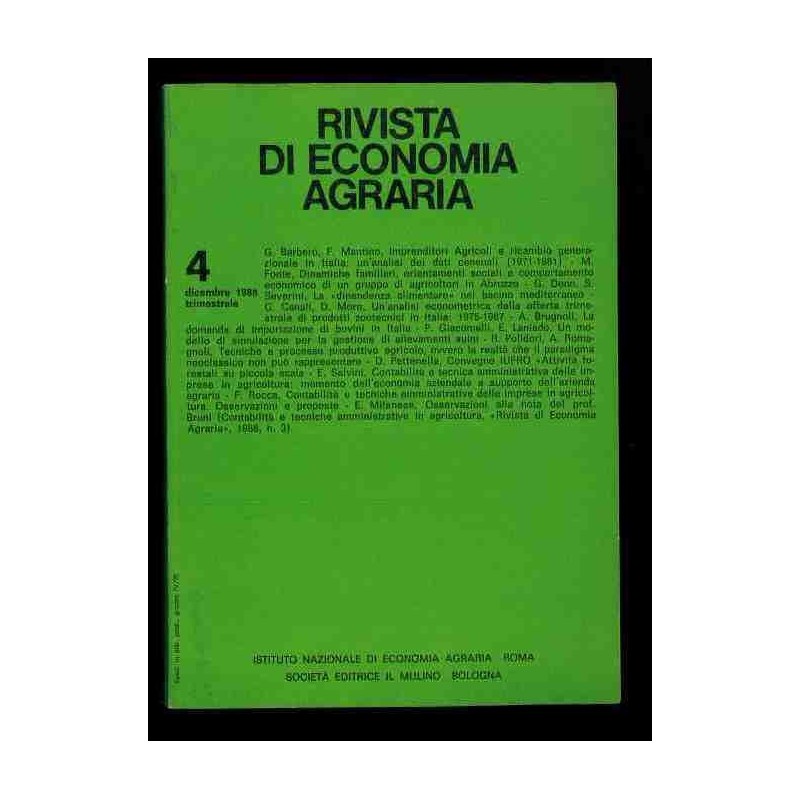 Rivista di Economia Agraria n.4