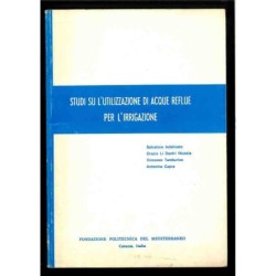 Studi su l'utilizzazione di acque reflue per l'irrigazione