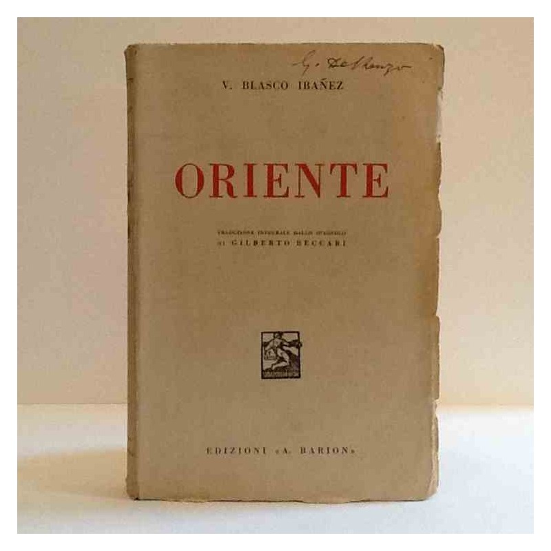 Oriente di Ibanez Vicente Blasco