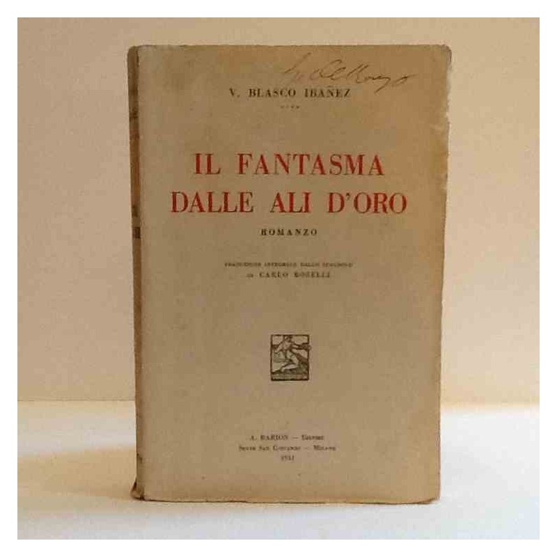 Il fantasma delle ali d'oro di Ibanez Vicente Blasco