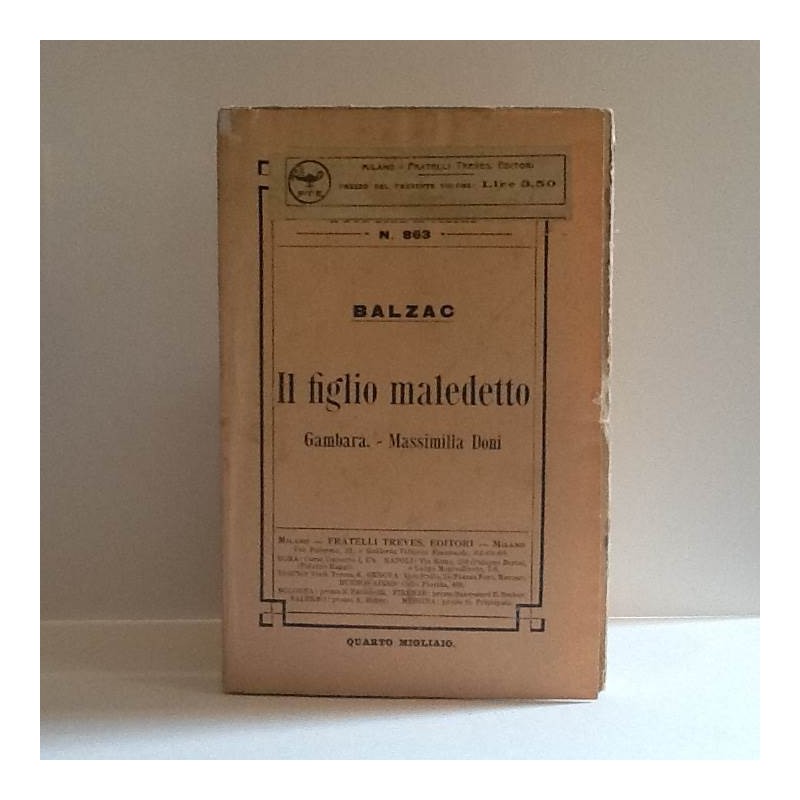 Il figlio maledetto di De Balzac Honore