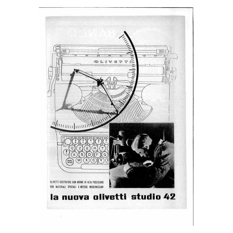 Olivetti Studio 42 Costruzione con metodi modernissimi