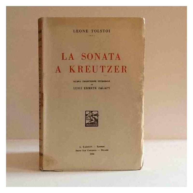 La sonata di Kreutzer di Tolstoj Lev