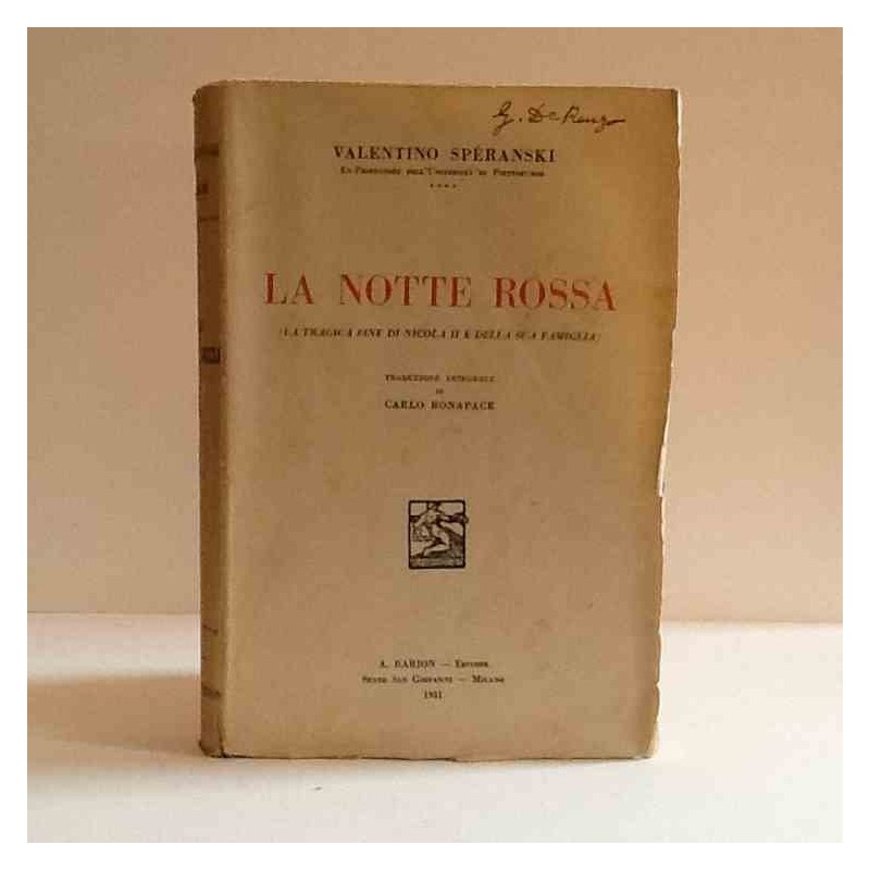 La notte rossa  di Speranski Victor