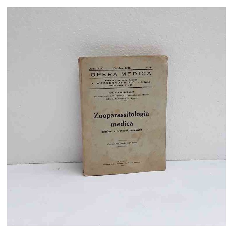 Zooparassitologia medica di Vacca Alfredo