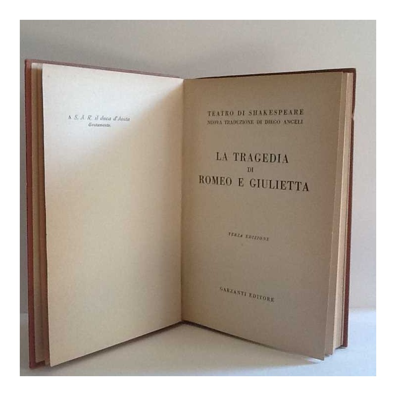 La Tragedia di Romeo e Giulietta di Angeli Diego