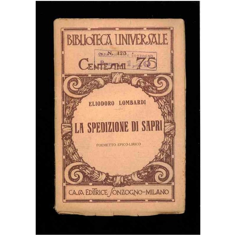 La spedizione di Sapri di Lombardi Eliodoro