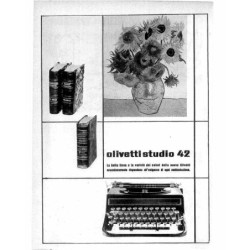 Olivetti Studio 42 La bella linea e la varietà di colori della nuova Olivetti
